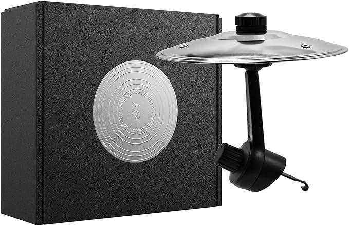 Car Cymbal Air Vent Mini Drum Crash Cymbal For Car Vent (Sliver)