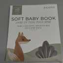 Soft Baby Book with Touch and Feel Pages - Cute Sensory Book for Babies 0-6, 6-12 & 12-18 Months with Mirror & Crinkle Paper - The Perfect Christmas Toy for Baby Showers Or as a Newborn/Infant Gift