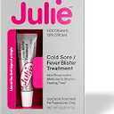 3 x Julie Cold Sore Treatment | 10% Docosanol Antiviral Cream for Fast Relief of Fever Blisters | Over-The-Counter Lip Treatment | Heals & Protects | 0.07 oz Tube