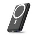 Wireless Power Bank, Yiisonger Slim 10000mAh Magnetic Portable Charger 22.5W PD Fast Charging, Mini Mag-Safe Battery Pack QC3.0 LED Display USB-C Compatible with iPhone 13&12/ Pro Max/Pro/Mini (Black)