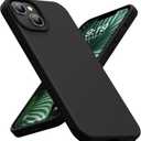 OuXul for iPhone 14 Case,iPhone 13 Case Shockproof Liquid Silicone Protective Phone Case with Soft Anti-Scratch Microfiber Lining Ultra Slim Drop Protection Phone Cover 6.1 inch (Black)
