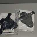 FIFTY-FIFTY Mountain Bike Fender, MTB Mudguard, Front and Rear Compatible Bicycle Mudguard, Fits 26", 27.5", 29", Plus Size and Fat Bike Wheel Sizes (Black+Black)