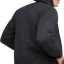 Hanes Men's Zip-up Hoodie, Ecosmart Fleece Full-zip Hoodie for Men, Hooded Sweatshirt (Black, S)