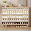 Clear Shoe Slot Organizer, 36 Pack Adjustable Shoe Slots Organizer for Closet Clear Shoe Stackers Shoe Rack Holder Shoes Space Savers for a Pair of Shoes