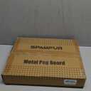 Spampur Peg Board, 4 Pack Metal Pegboard Panels Black Pegboards Wall Organizer, Tools Pegboard Storage System for Workbench, Garage Tool Storage, Office Organization, Wall Home, Craft Room: Amazon.com: Tools & Home Improvement