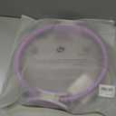 Pilates Ring 15 Inch Magic Circle Ring, Dual Padded Handles Pilates Rings Circle, Adjustable Yoga Ring, Color: Purple
