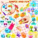 200 Pcs Prefilled Easter Eggs with Assorted Toys Inside,Basket Stuffers Easter Fillers,Easter Toys Bulk,Easter Egg Hunt Supplies,Prizes Classroom Events,Easter Party Favors Gifts for Kids Boys Girls