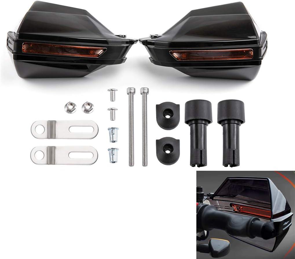 evomosa Motorbike Handguard Handle Protection Shield Motorcycle Motocross scooter Windproof Handlebar Hand Protection Protective Equipment- Black