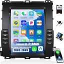 2G+64G Android 13 Car Stereo for Toyota Prado Lexus GX470 2002-2009 with Wireless Carplay Android Auto,9.7" Touchscreen Car Radio with GPS/WiFi,Mirror Link Bluetooth,FM/RDS Radio+AHD Backup Camera