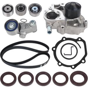 KUSATEC TCK304 Engine Timing Belt Kit with Water Pump Fit for Subaru Forester 2006-2010/Impreza 2006-2011/Legacy 2010-2012/Outback 2006-2012 2.5L, TKF-006 TCKWP304A