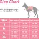 Multi-Use Support Dog Harness, Escape Proof No Pull Reflective Adjustable Vest with Durable Handle, Dog Walking Harness for Big/Active Dogs (Pink, XL)