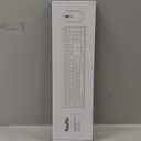 Wireless Keyboard and Mouse, Vssoplor 2.4GHz Rechargeable Compact Quiet Full-Size Keyboard and Mouse Combo with Nano USB Receiver for Windows, Laptop, PC, Notebook-White Silver