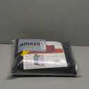 Obstal Black Tablecloth Fitted for 6ft Rectangle Table - Water Resistant Polyester Table Cover for Indoor/Outdoor Use, 72x30 inches