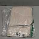 Flamingo P Bathroom Mat Memory Foam Non Slip Bath Rugs for Shower Floor,24x17,Ivory White