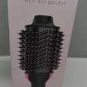 Hair Dryer Brush Blow Dryer Brush in One, Upgraded 4 in 1 Hair Dryer and Styler Volumizer with Negative Ion Anti-frizz Ceramic Titanium Barrel Hot Air Hair Straightener Brush