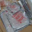 Floor Lamp with Shelves, 69 Tall Shelf Lamp with Remote Control, 3-Tier Glass Shelf Lamp, Dimmable Torchiere Floor Lamps for Living Room, Bedroom, Office, Adjustable Color Temperatures Bulbs Included