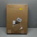 MAYFAIR 1844BNA 000 Toilet Seat with Brushed Nickel Hinges will Never Come Loose, ELONGATE, White - Brushed Nickel