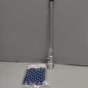 Diamond Plate BKFLAGPL Motorcycle Flagpole Mount and American Flag USA, 13", Silver