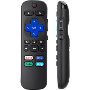 Replacement for Roku Smart TV Remote Control, Compatible for TCL Roku/Hisense Roku/Onn Roku/Westinghouse Roku/Insignia Roku TVsOnly for Roku TV