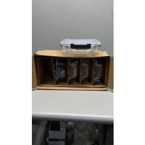 BAYZZ 10 Pack Glass Meal Prep Containers, Glass Food Storage Containers with Lids, Airtight Lunch Box, Freezer,Oven,Microwave and Dishwasher Safe (Gray)