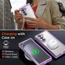 AICase for Samsung Galaxy Z Fold 6 5G Case 2024,Crystal Clear Luxury Plating Hard PC Transparent Slim Thin Cover,Anti-Scratch Shockproof Protective Case for Galaxy Z Fold 6_3