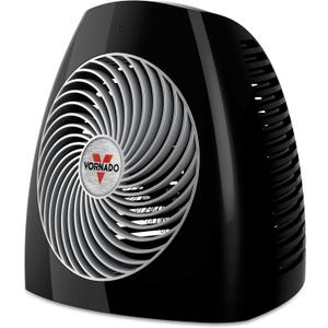 Vornado MVH (2025) Space Heater, 3 Heat Settings, Adjustable Thermostat, Tip-Over Protection, Auto Safety Shut-Off System, Indoor Use, Whole Room Heating, Black (Medium (2025 Model))