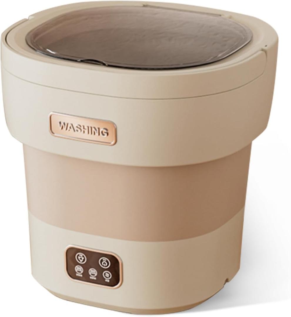 Portable Washing Machine, Mini Washer 12L Upgraded Large Capacity Foldable Washer Deep Cleaning of Underwear Small Baby Clothes Suitable for Apartments, Dormitories, Hotels