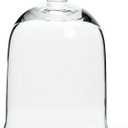 Abbott Collection 27-Carolyn-SM Small Bell Shaped Glass Cloche, Clear (6" H)