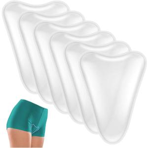 6-Pack Camel Concealer Toe Cover, Reusable Smoothing pad for Women, Seamless Pad & Underwear Guard for Leggings, Swimsuit & Yoga Pants
