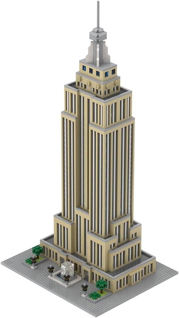 DOvOb Architecture Empire Building Micro Blocks Set 3819PCS - World Famous Architectural Model Toys Gifts for Kid and Adult