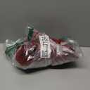 36 Inch Red Knitted Christmas Tree Skirt, Chunky Cable Knit with Braided Scalloped Edge, Perfect for Xmas Holiday Decorations