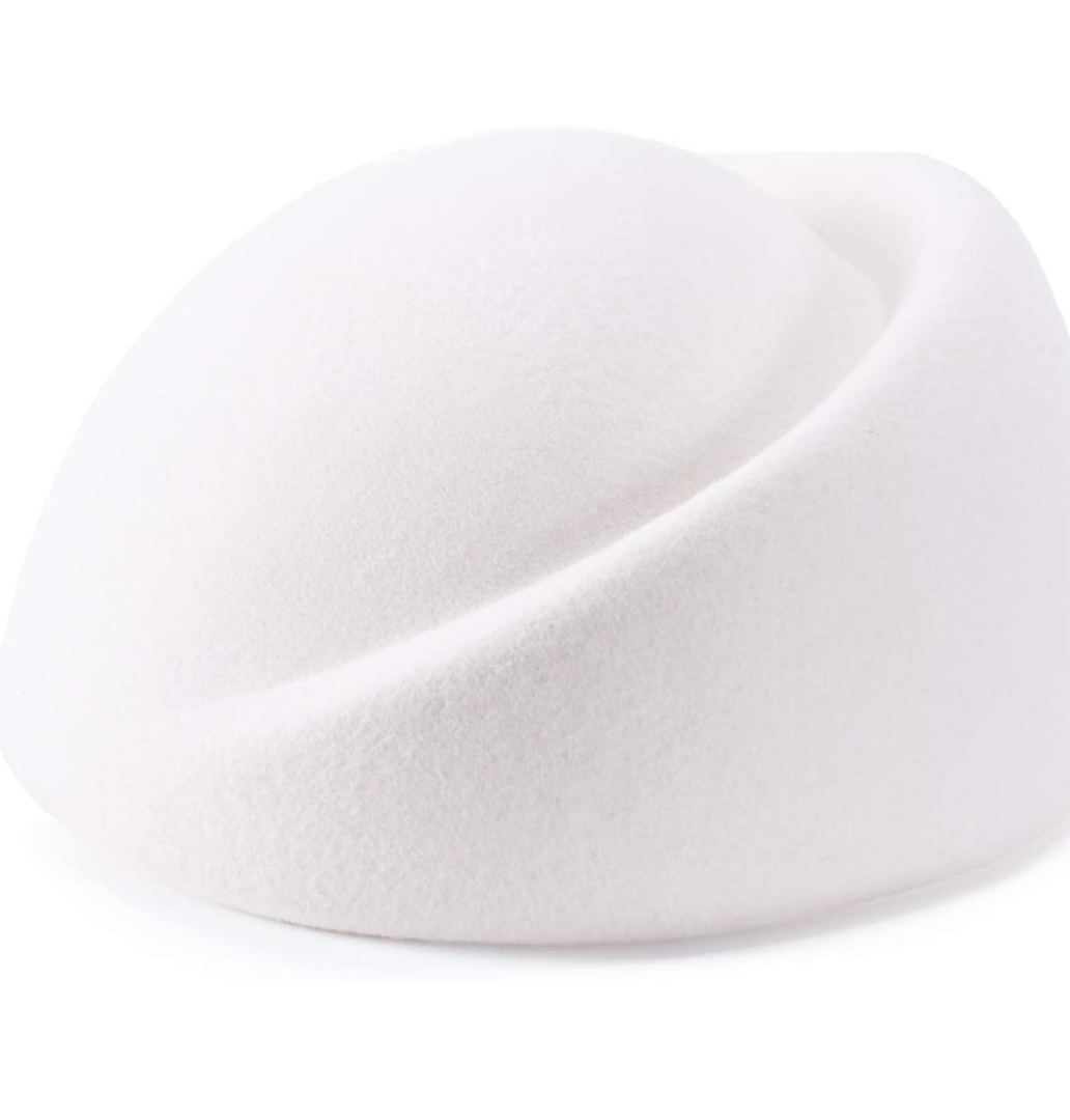 Lawliet Womens 100% Wool Hostess Pillbox Hat Millinery Fascinator Base A137