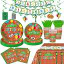 122 Pcs Cookie Party Supplies For Baby Boys Girls Birthday Party for 20 Guests