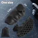 Original Weight Lifting Grips for Men Women Palm Protection, Ergonomics Fingerless Rubber Gym Hand Grips for Weight Lifting, Deadlifts, Gym Workout Gloves for Bodybuilding (Black)