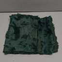 MIULEE Christmas Reindeer and Snowflakes Pillow Covers 18x18 Inch Dark Green Throw Pillows Set of 1 Decorative Festival Soft Fluffy Winter Pillow Covers for Home Decors Couch Sofa Livingroom Bed