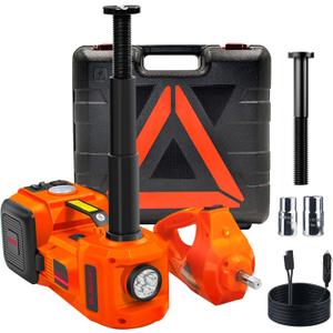 E-HEELP Electric Car Jack Kit 5Ton 12V Hydraulic Car Jack Lift (Lifting Range: 6.1~20.86 inch) with Electric Impact Wrench for SUV MPV Sedan Truck Change Tires Garage Repair