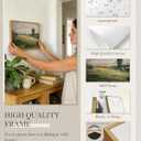 SHENIFY Vintage Landscape Framed Canvas Wall Art The Vast Grassland Classic Wall Prints Modern Farmhouse Bathroom Office Decor - 11x14in Natural Framed (Wilderness)