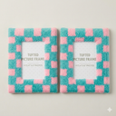 Tufted Picture Frame, 4x6 Pack of 2
