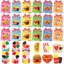 Capoda 18 Sets Food Themed Air Dry Clay Kit for Kids Fast Food Craft Kit Gifts DIY Modeling Clay Art Crafts Set for Kids Party Favors School Prizes Classroom Exchange Gift Toys Fun Activities