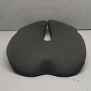 Memory Foam Seat Chair Cushion for Relieves Back Sciatica Pain Tailbone Pain Coccyx Degenerating Disc Orthopedic Osteoarthritis Prostate Cushion Low Back Pain Cushion Hip Shaping (Dark Gray)