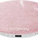 Kinglucky Pillow Speaker for Sleeping, Mini Bluetooth Speaker Under Pillow with Built-in Pink Noise White Noise Sound Machine for Sleeping, Headphone-Free Sleep Speaker for Side Sleeper Pink