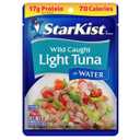StarKist Chunk Light Tuna in Water, 2.6 oz Pouch (10 Pack) Ready to Eat Wild Caught Tuna, 17g Protein, 70 Calories Per Serving, Gluten Free, Soy Free, Kosher, Perfect for Salads, Keto Meals and Snacks