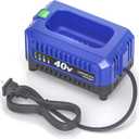 Upgraded Charger Compatible with Kobalt 40V Battery Chargers, Rapid 40V Charger and Battery Compatible with Kobalt KB440-03 KB2540C-06 KB240-06 KB640-03 KB-540-06 Power Equipment Tool Batteries