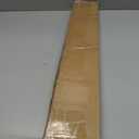 No Drill L-Shaped Vinyl Cordless Mini Blinds,White,21.5" Wx 36" H