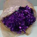 100 FT Purple Tinsel Garland Christmas Halloween Garland Decorations Metallic Tinsel Twist for Christmas Tree New Year Holiday Birthday Party Decorations (3.54" x 100', Purple)