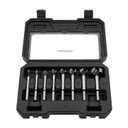 Forstner Bit Set, 8PCS Forstner Drill Bits for Wood, Carbide Forstner Bit for Woodworking, Auger Opener Round Shank Drilling Cutting Tool for Hardwood, Softwood, Plastic, Plywood