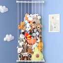 Stuffed Animal Storage - Corner Hammock Net for Plushie Toys - Zoo Style Organizer, Save Space, Perfect for Toddler Boys & Girls - Wall Decor