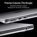 Soonjet Invisible Armor for MacBook Air 15 inch Case | M5 M4 M3 M2 2026 2025-2023 | Same as Bare Device | Closes Seamlessly | Hard Shell Laptop Cover | Matte Clear