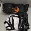 TOWOND Projector Screen with Stand, 100 inch Outdoor Projector Screen Portable Indoor Projection Screen 16:9 4K Rear Front Movie Screen with Carry Bag for Home Backyard Theater