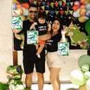 YanZonic Dinosaur 2nd Birthday Gift Bags, 16Pcs Two Rex Party Decorations, Dinosaur Birthday Decorations for 2 Year Old Boy, Green